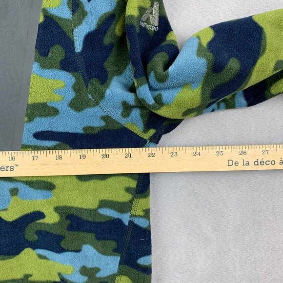 Eddie Bauer First Ascent Mens Sweater Large Camo Fleece Cloud Layer Pro 1/4 Zip - Picture 6 of 8